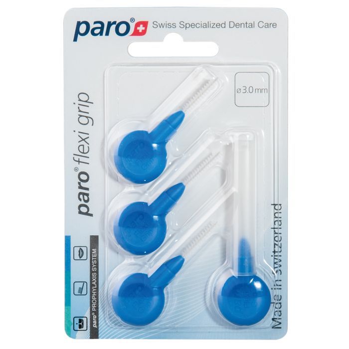 Щетки для межзубных промежутков Paro Swiss Flexi Grip x-тонкие Ø 3.0 мм 30 шт. (7610458810712) изображение 2