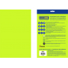 Бумага Buromax А4, 80g, NEON green, 20sh, EUROMAX (BM.2721520E-04) изображение 2