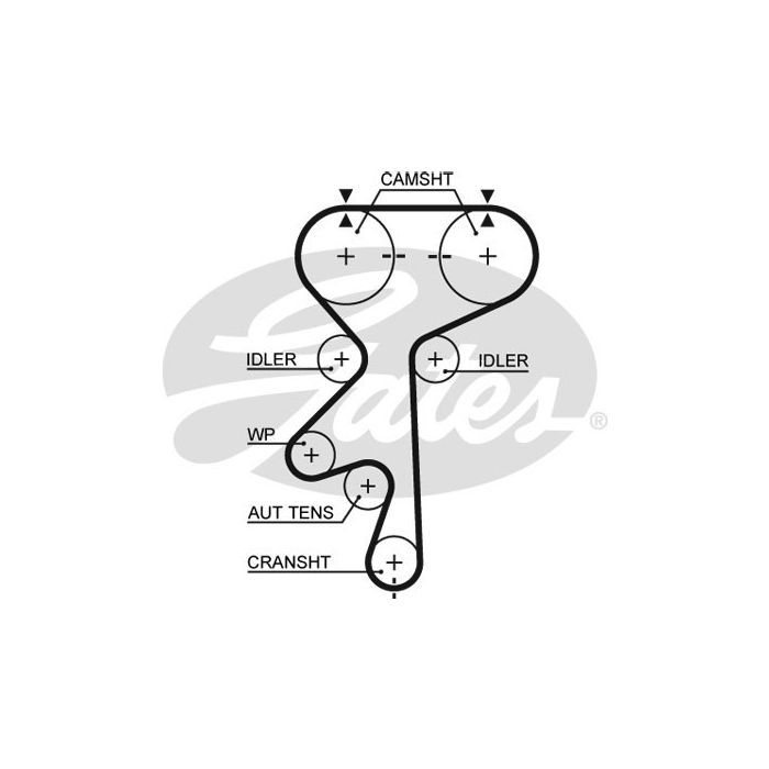 Ремень ГРМ Gates 5461XS