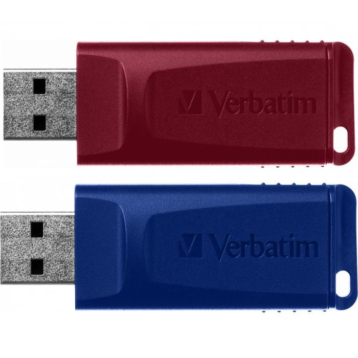 USB флеш накопитель Verbatim 3x16GB Slider Red/Blue/Green USB 2.0 (49326) изображение 3