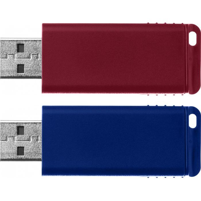 USB флеш накопитель Verbatim 3x16GB Slider Red/Blue/Green USB 2.0 (49326) изображение 4