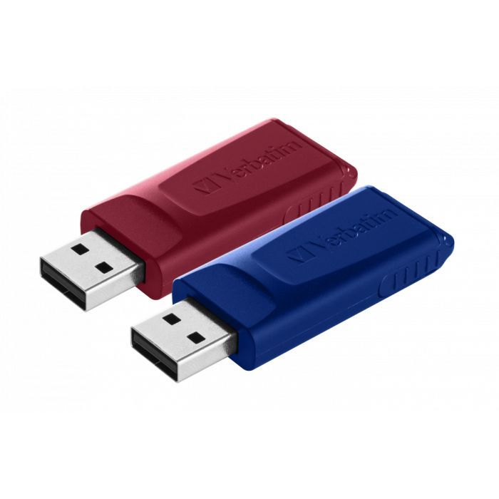 USB флеш накопитель Verbatim 3x16GB Slider Red/Blue/Green USB 2.0 (49326) изображение 5
