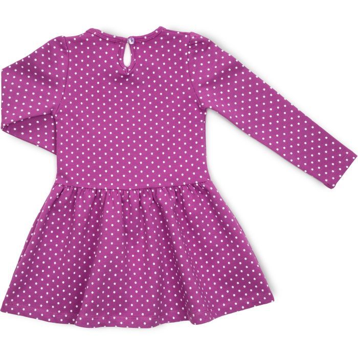 Платье детское Breeze в горошек (16623-98G-purple) изображение 2