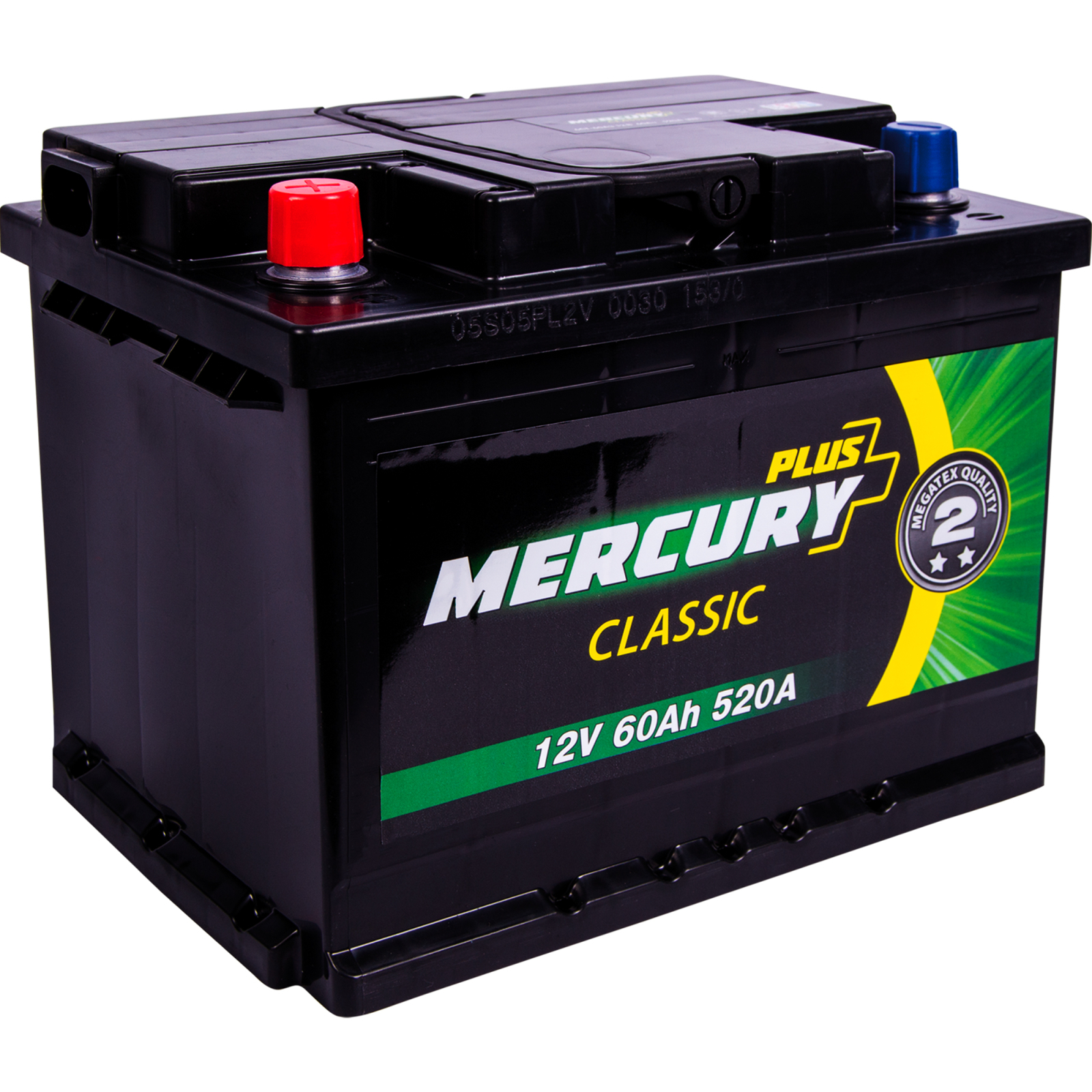 Аккумулятор автомобильный MERCURY battery CLASSIC Plus 60Ah (P47278) изображение 2