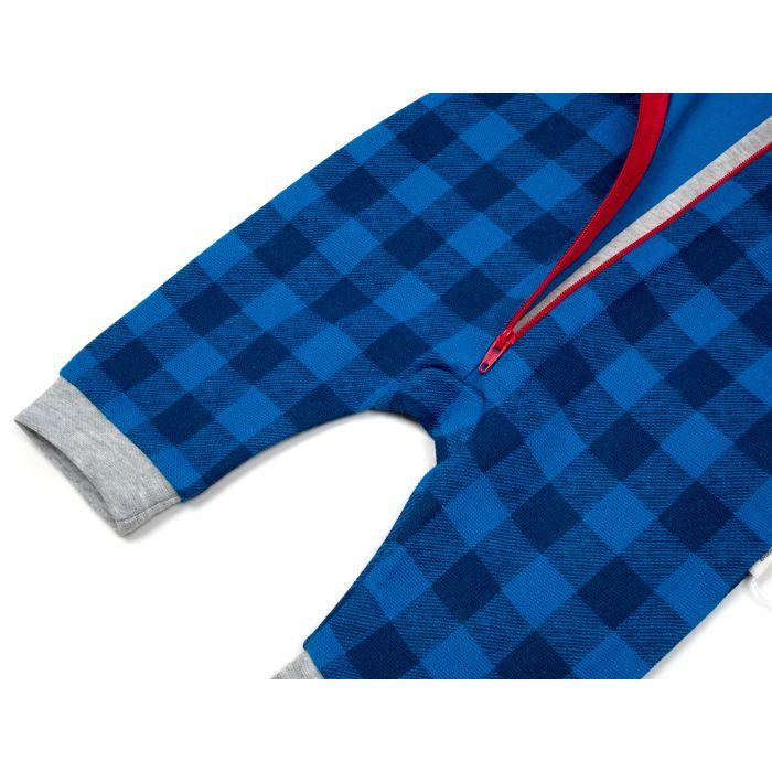 Человечек детский Tongs в клеточку (2701-68B-blue) изображение 4