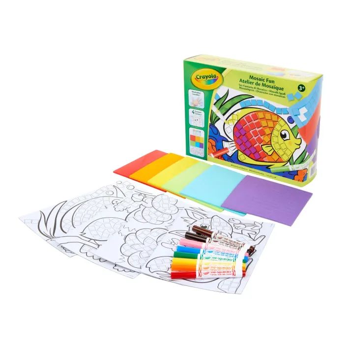 Набор для творчества Crayola Веселая мозаика (256274.006) изображение 3