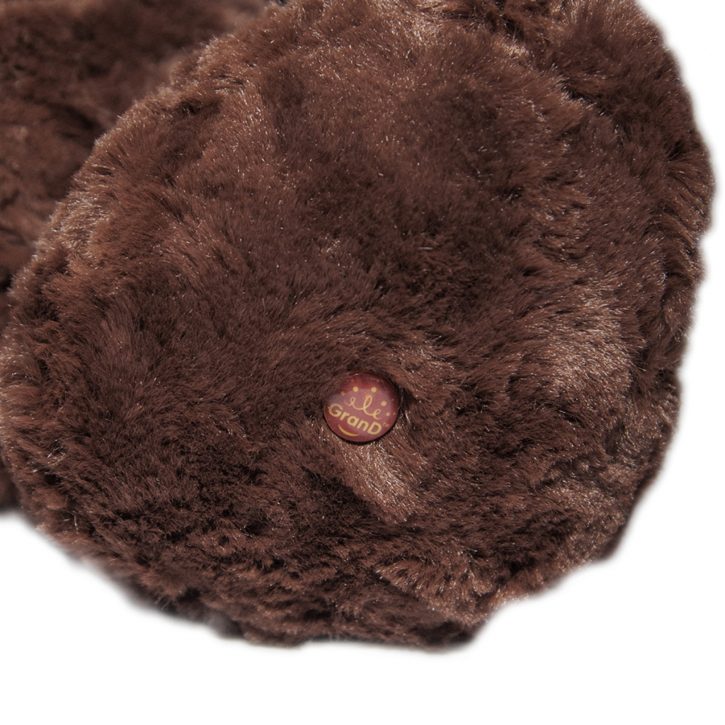 М'яка іграшка Grand Ведмідь коричневий з бантом 48 см (4801GMB) зображення 5