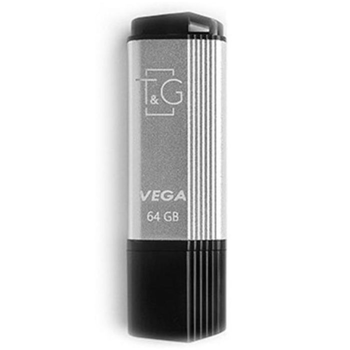 USB флеш накопитель T&G 64GB 121 Vega Series Silver USB 2.0 (TG121-64GBSL)