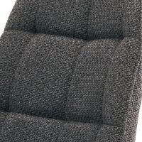 Кухонний стілець Concepto Glen напівбарний сірий графіт (HBC7098-TRF09-GRAPHITE) зображення 4