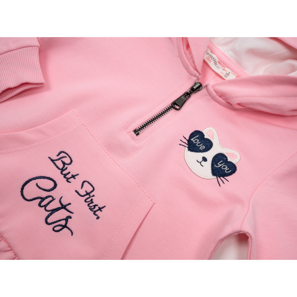 Плаття POP FASHION з капюшоном (6728-116G-pink) зображення 3