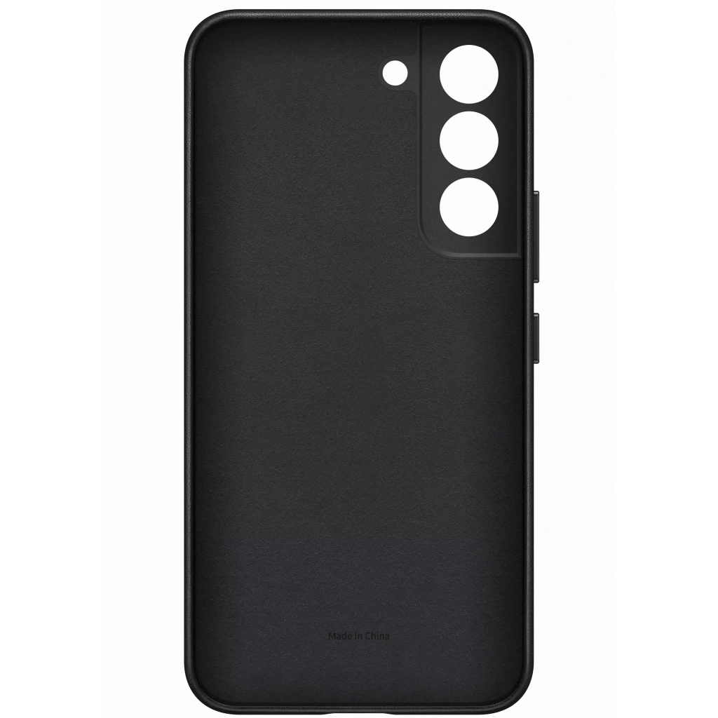 Чохол до мобільного телефона Samsung Leather Cover Galaxy S22 Black (EF-VS901LBEGRU) зображення 3
