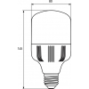 Лампочка EUROELECTRIC Plastic 20W E27 4000K 220V (LED-HP-20274(P)) зображення 3