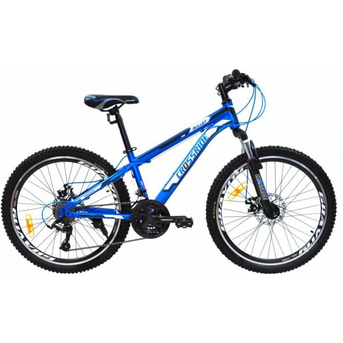 Велосипед Crossride Bullet 24" рама-14" St Blue (0262-140-2)