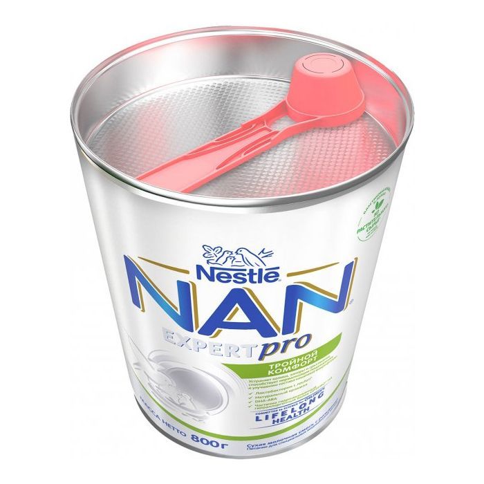 Детская смесь Nestle NAN Тройной комфорт с рождения 800 г (7613036447904) изображение 6
