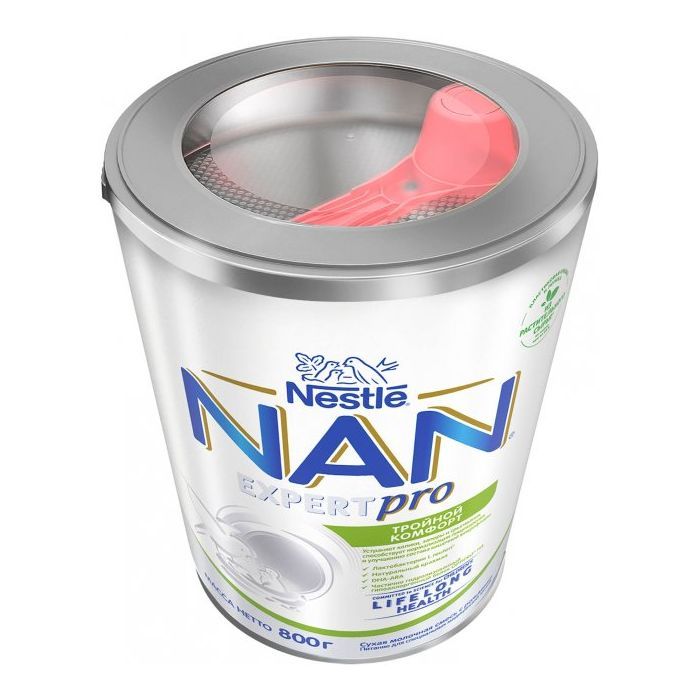 Детская смесь Nestle NAN Тройной комфорт с рождения 800 г (7613036447904) изображение 7