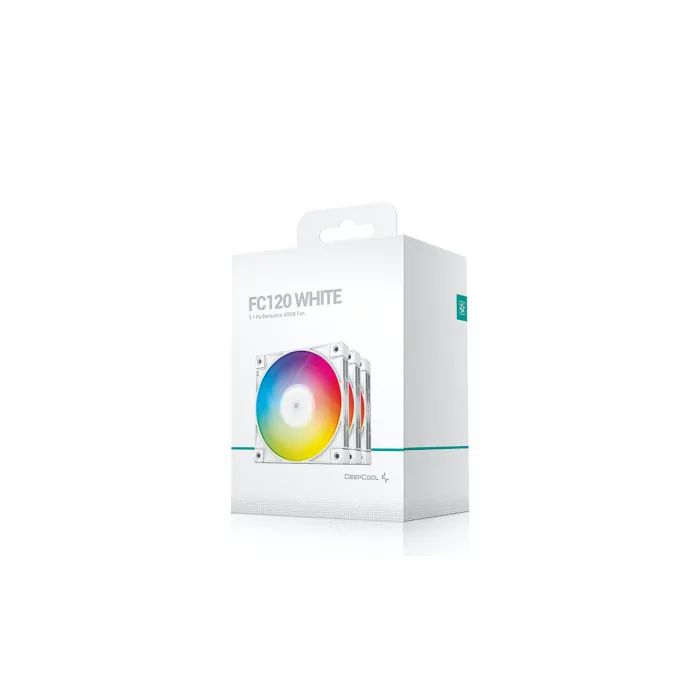 Кулер для корпуса Deepcool FC120 white 3 in 1 изображение 10