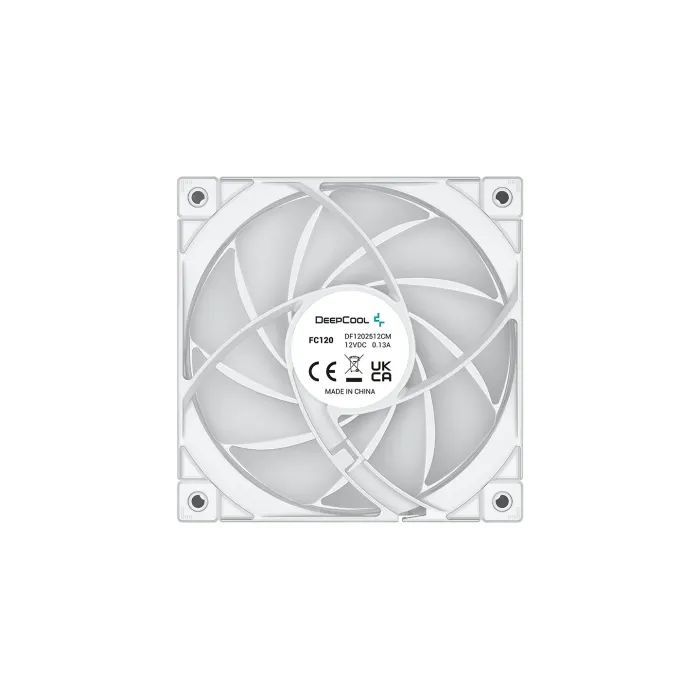 Кулер для корпуса Deepcool FC120 white 3 in 1 изображение 8
