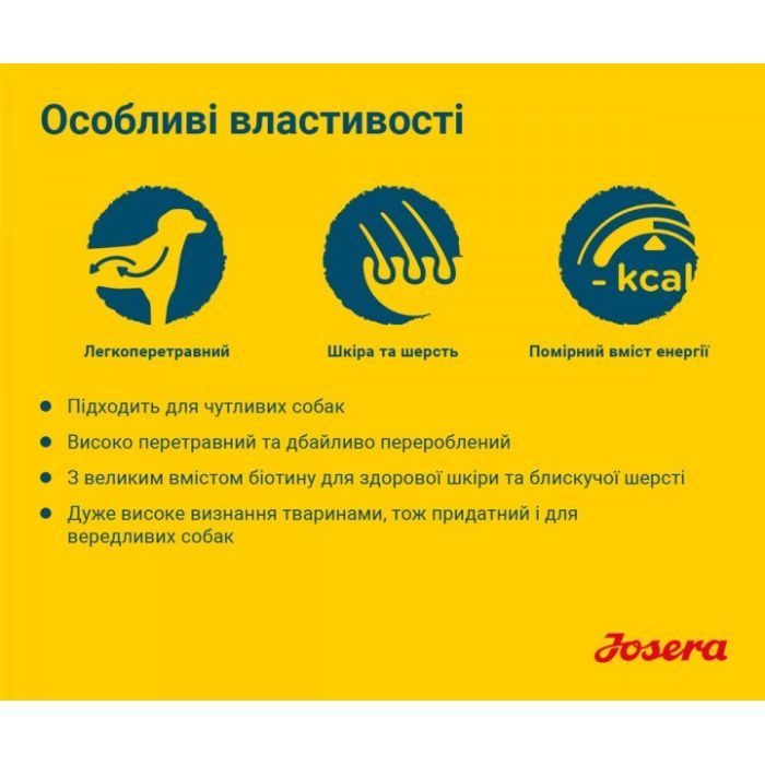 Сухий корм для собак Josera Sensi Plus 900 г (4032254745266) зображення 3