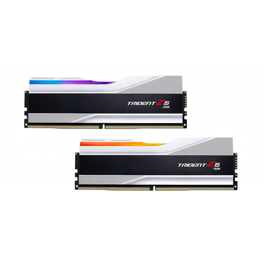Модуль пам'яті для комп'ютера DDR5 32GB (2x16GB) 5600 MHz Trident Z5 RGB Silver G.Skill (F5-5600J3636C16GX2-TZ5RS) зображення 2