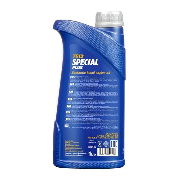 Моторное масло Mannol SPECIAL PLUS 5л 10W-30 (MN7512-5) изображение 2
