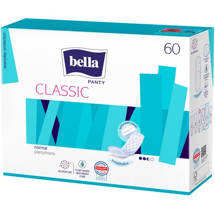 Ежедневные прокладки Bella Panty Classic 60 шт. (5900516311995/5900516310370)