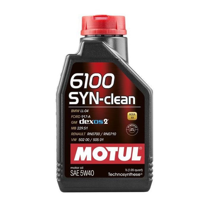 Моторна олива MOTUL 6100 Syn-clean SAE 5W40 1 л (854211)