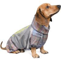 Дощовик для тварин Pet Fashion "FORCE" для такси S (сірий з жовтим) (4823082422999) зображення 2