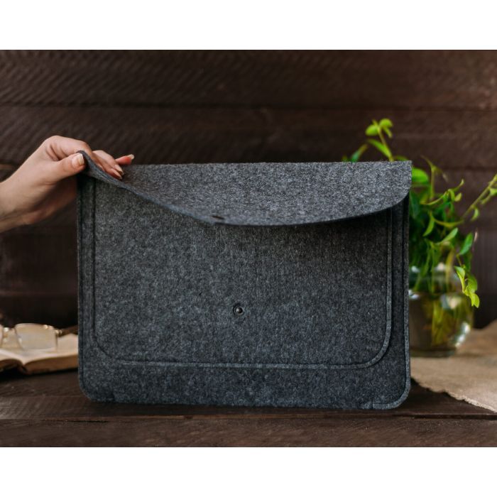 Чехол для ноутбука Gmakin 14 Macbook Pro, Dark Gray (GM62-14) изображение 11