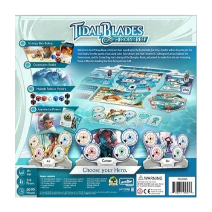 Настольная игра Druid City Games Tidal Blades: Heroes of the Reef, английский (811949032218) изображение 3