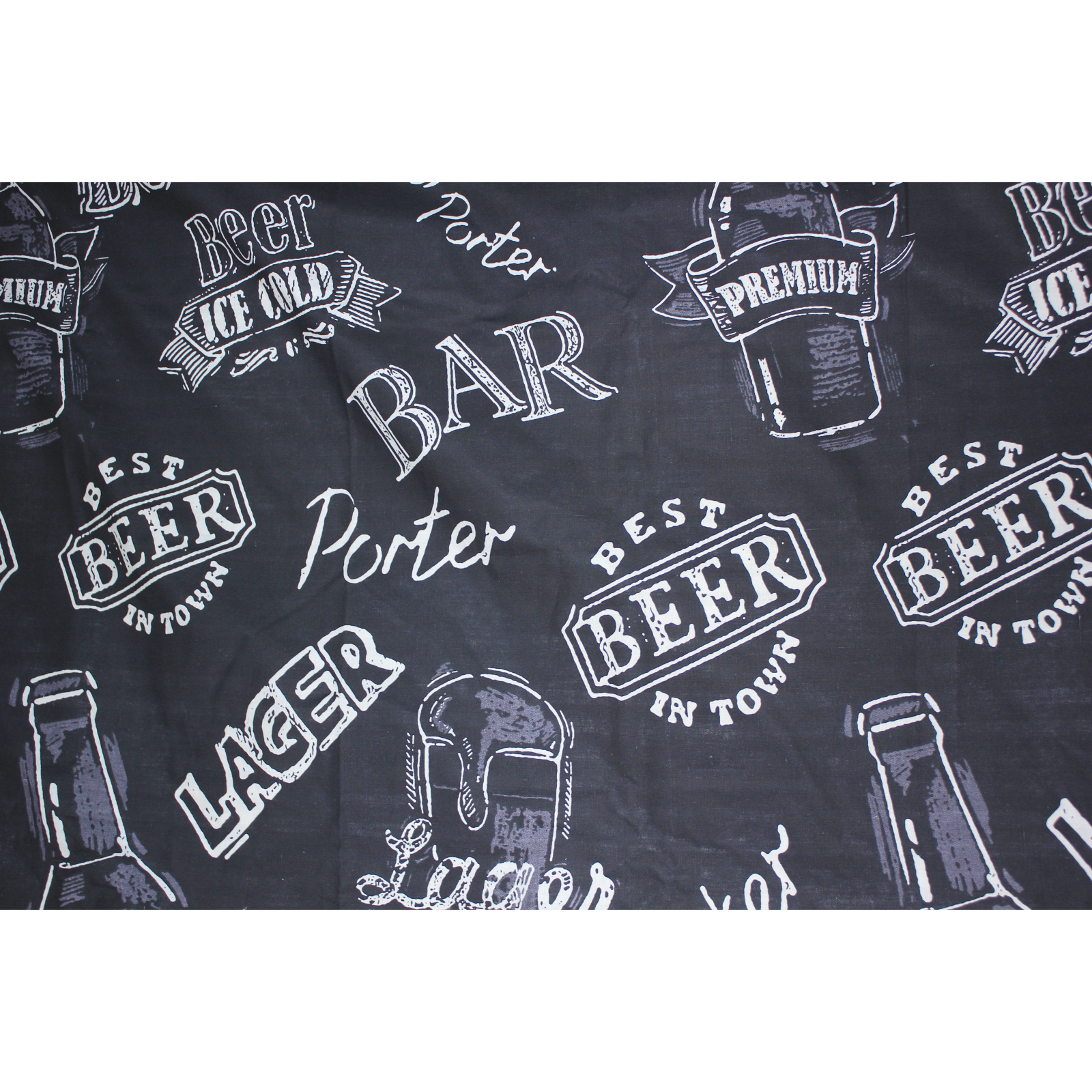 Постельное белье MirSon Бязь 17-0510 Beer Bar blac Односпальный (2200003630688) изображение 5