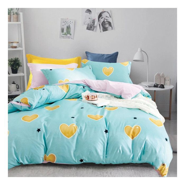 Постельное белье MirSon Бязь Premium 17-0463 Love stories Семейный 160x220 (2200003321142)