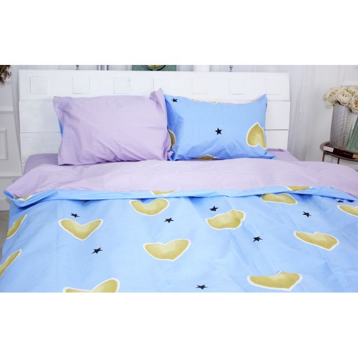 Постельное белье MirSon Бязь Premium 17-0463 Love stories Семейный 160x220 (2200003321142) изображение 2