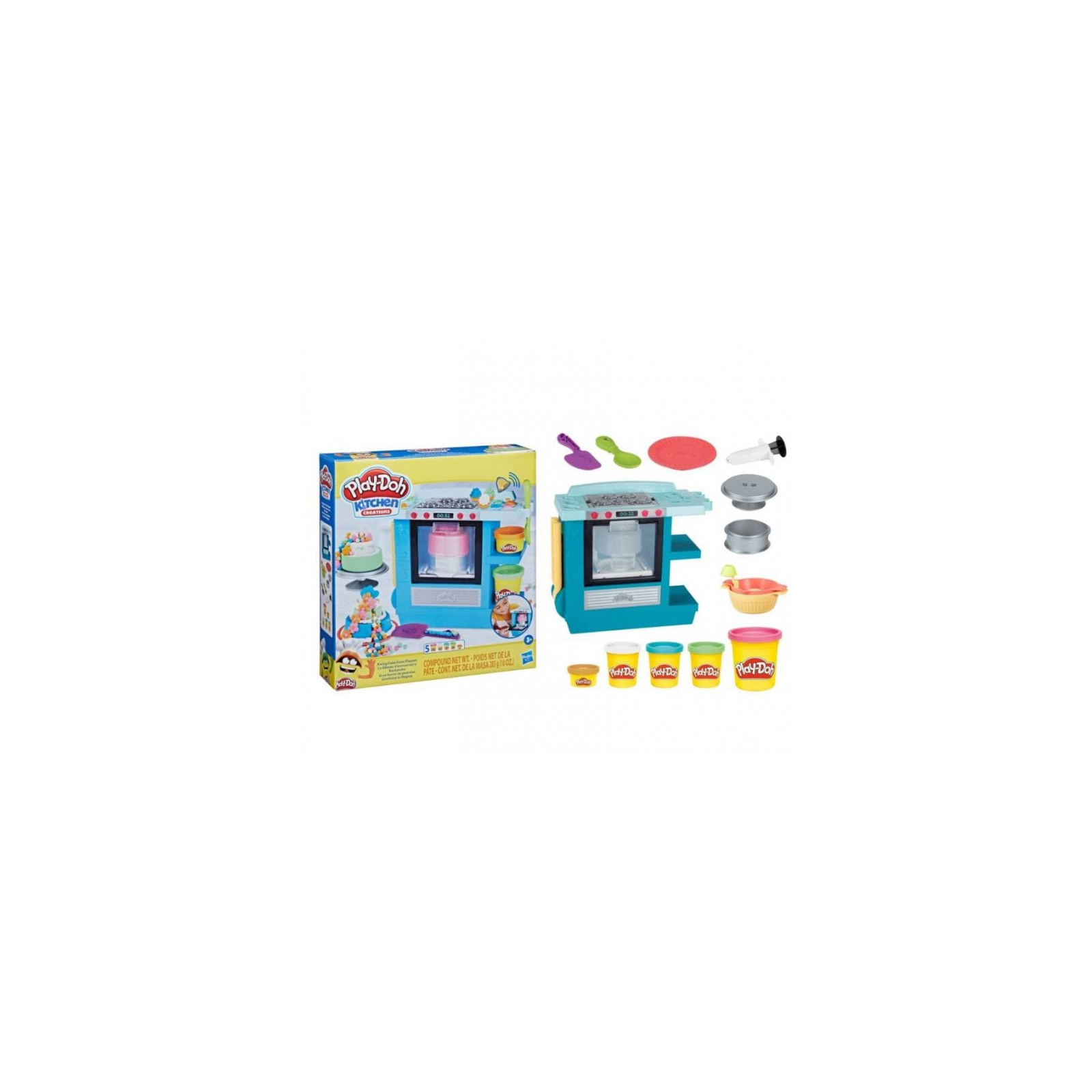 Набор для творчества Hasbro Play-Doh Духовка для приготовления выпечки (F1321) изображение 8