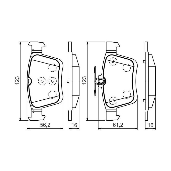 Тормозные колодки Bosch 0 986 494 659 изображение 7