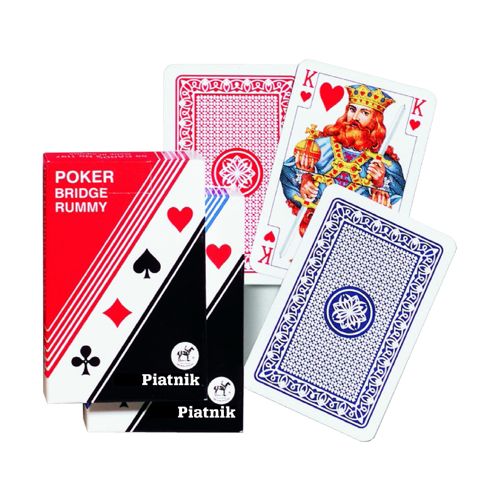 Гральні карти Piatnik Покер, бридж, 1 колода х 55 карт (PT-119712)