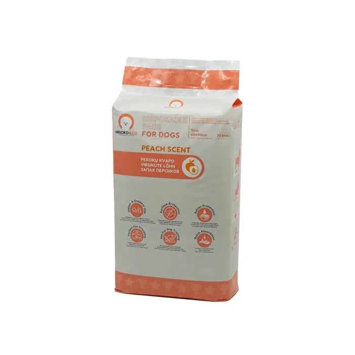 Пеленки для собак MISOKO&CO с ароматом персика 60х90 см 50 шт (SHAMSK63135_50) изображение 2