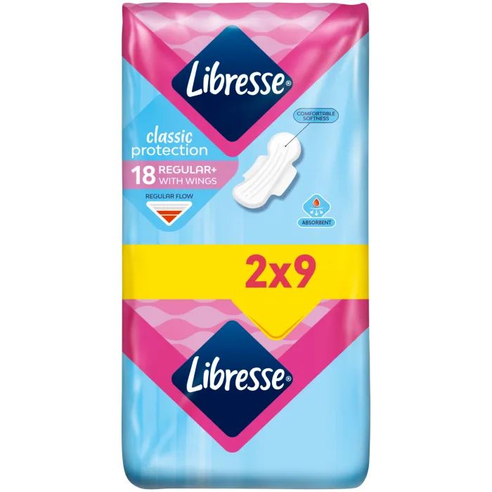 Гигиенические прокладки Libresse Classic Protection Regular 9 шт. (7322541233390) изображение 2
