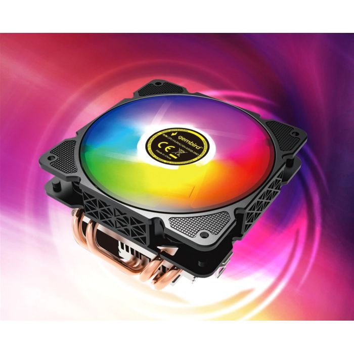 Кулер для процессора Gembird CPU-HURACAN-ARGB-X140 изображение 6