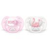 Пустышка Philips AVENT Ultra Soft для девочек 0-6 мес. 2 шт. (SCF222/02) изображение 4