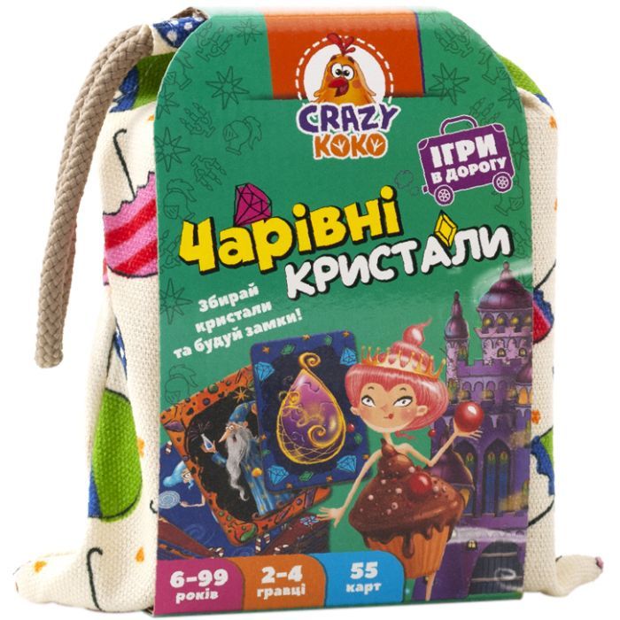 Настольная игра Vladi Toys Игра в мешочке Волшебные кристаллы (укр) (VT8077-12)