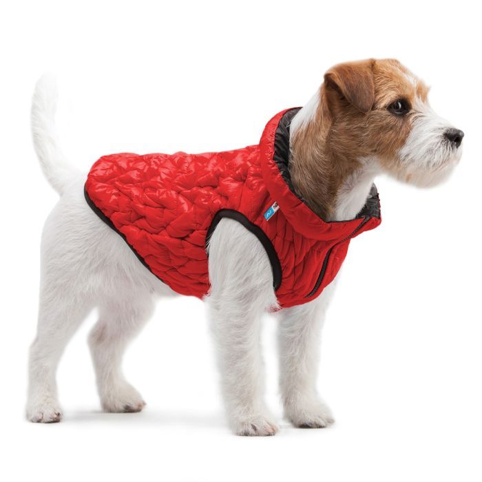Курточка для тварин Collar AiryVest UNI двостороння S 38 червоно-чорна (2533) зображення 6