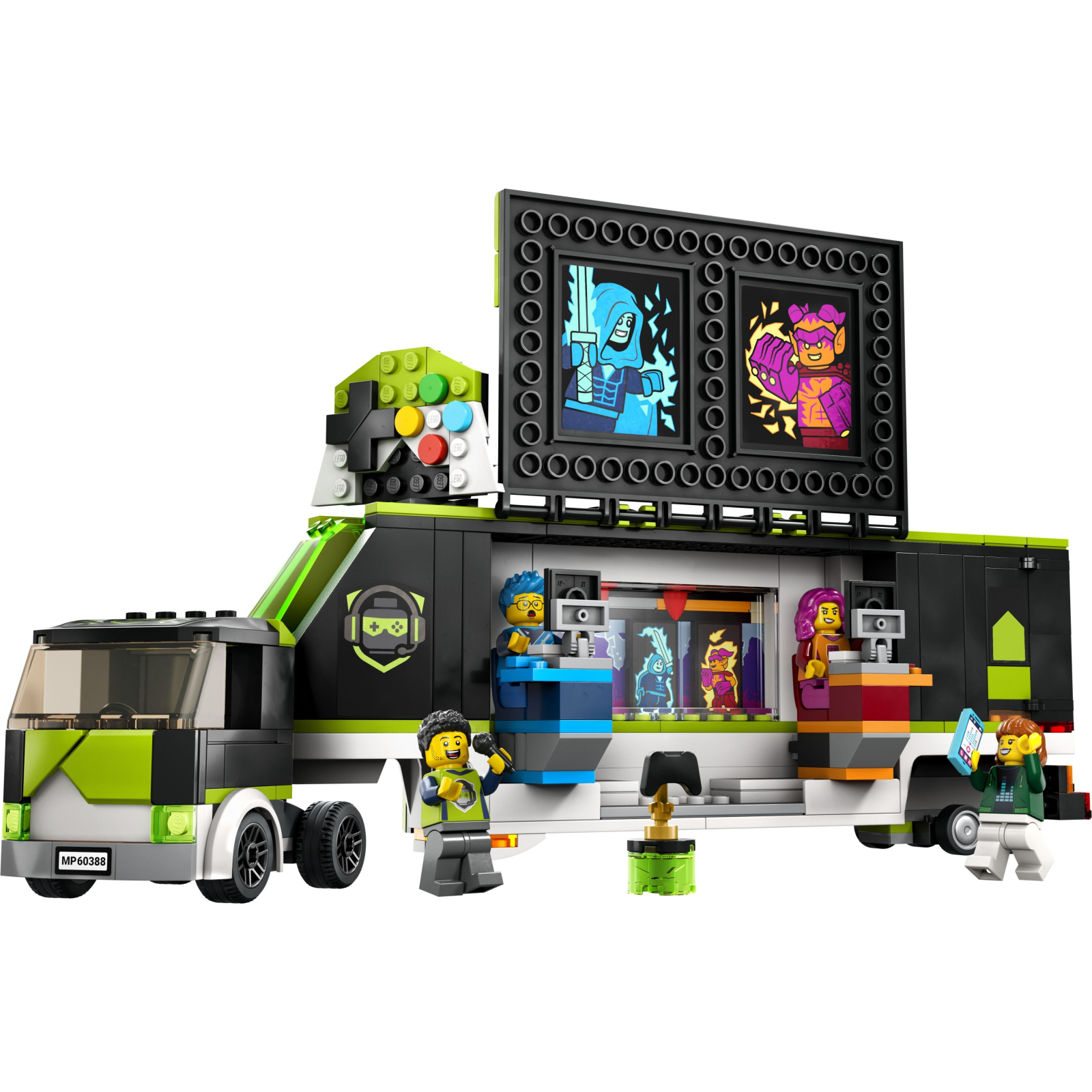 Конструктор LEGO City Вантажівка для ігрового турне 344 деталі (60388) зображення 2