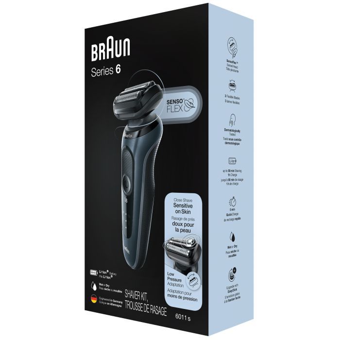 Электробритва Braun Series 6 61-N1000s BLACK / BLACK изображение 10