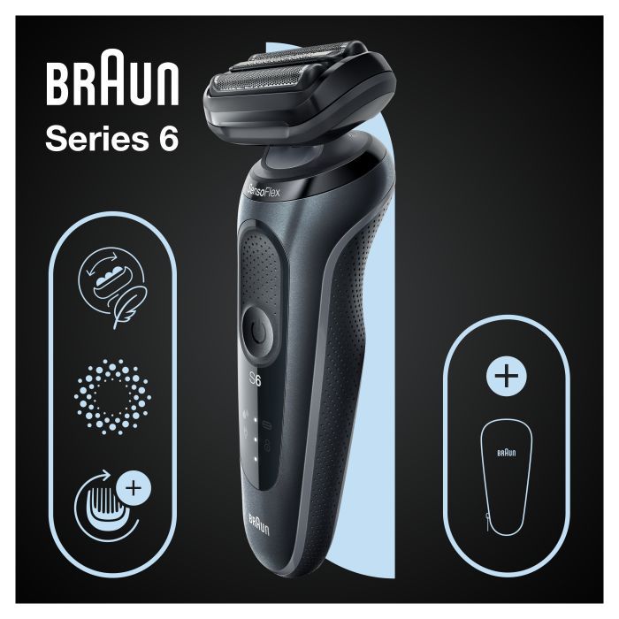 Электробритва Braun Series 6 61-N1000s BLACK / BLACK изображение 7