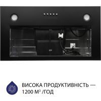 Вытяжка кухонная Minola HBI 5827 BL 1200 LED изображение 3