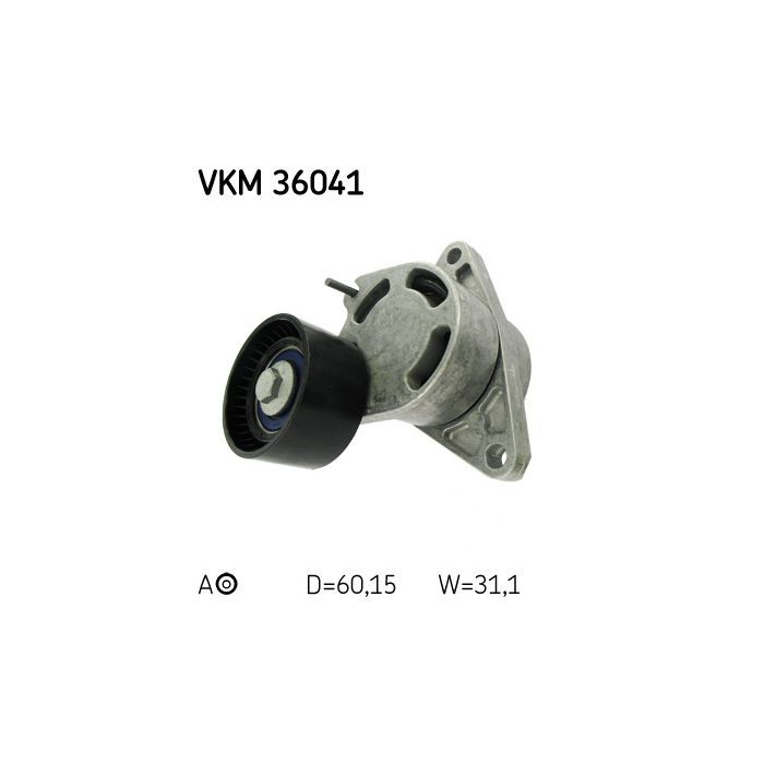 Натягувач ременя з роликом SKF VKM 36041