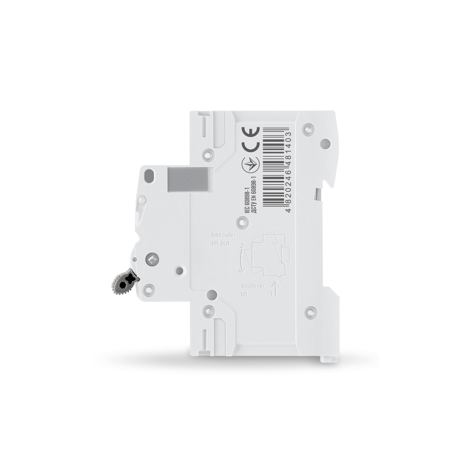 Автоматичний вимикач Videx RS6 RESIST 1п 25А 6кА С (VF-RS6-AV1C25) зображення 3
