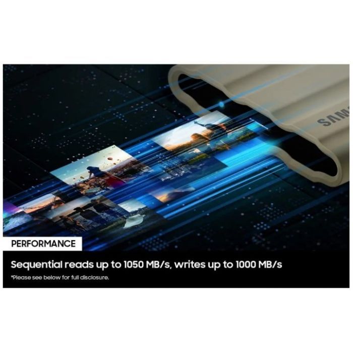 Накопичувач SSD USB 3.2 1TB T7 Shield Samsung (MU-PE1T0S/EU) зображення 7