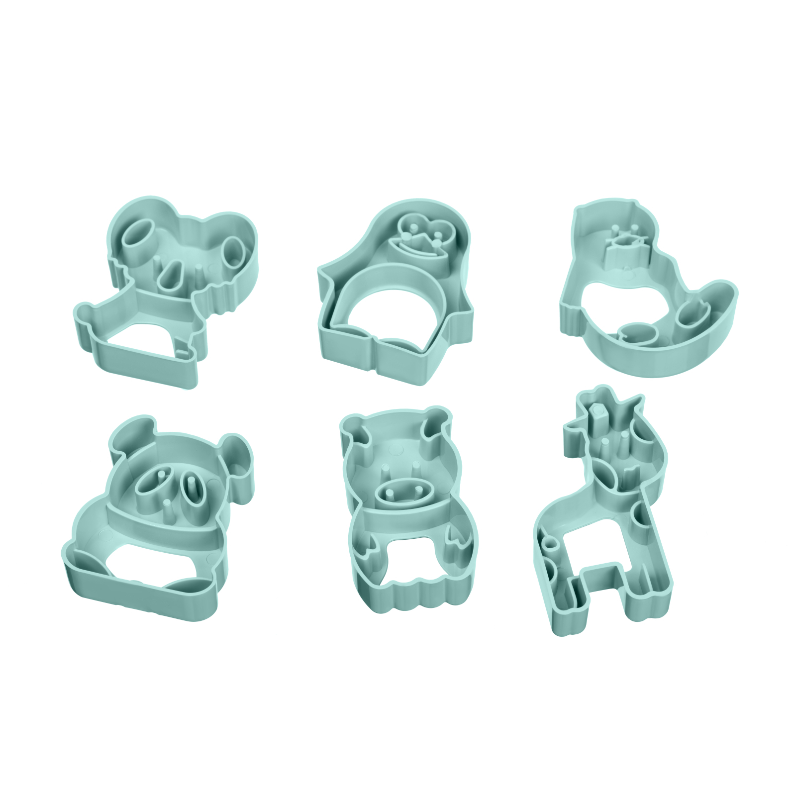 Форма для випікання Ardesto Tasty Baking Animals Set 6 шт Tiffany Blue (AR2309PP) зображення 3
