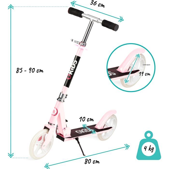 Самокат Qkids Weiss Pink (KIDS00033) изображение 7